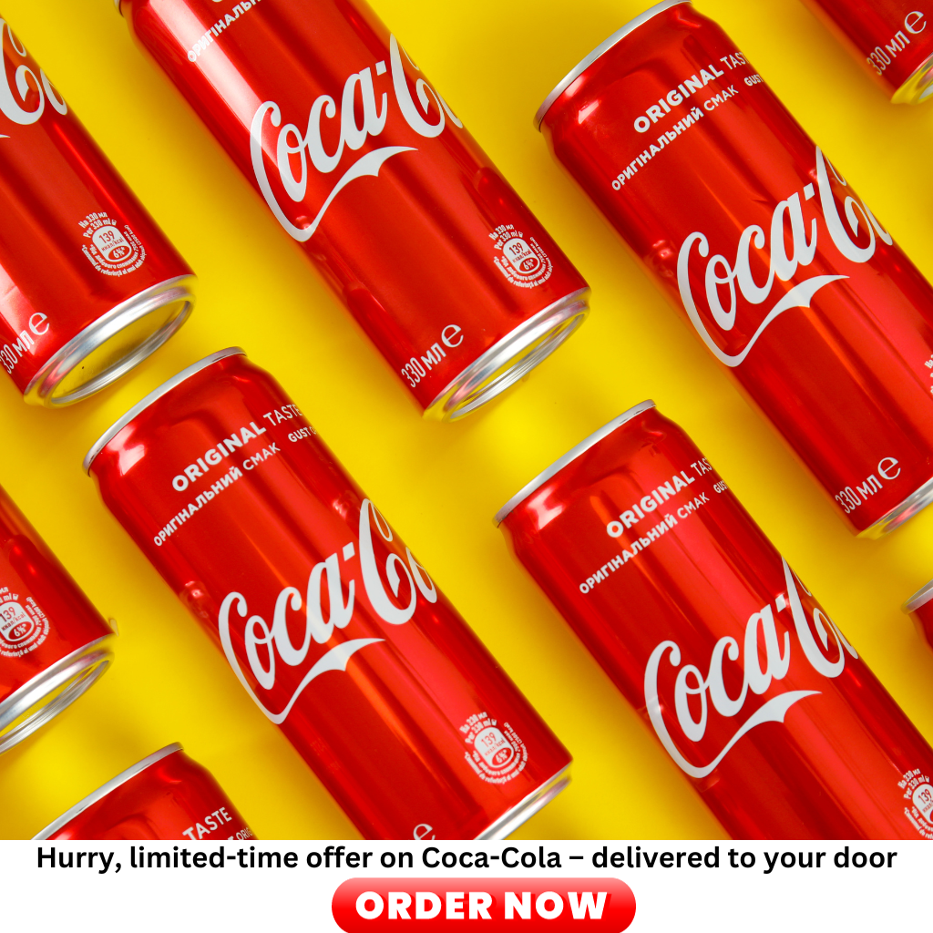 Video ad showcasing Coca-Cola's limited-time offer: refreshing beverages delivered to your doorstep. Act now for a taste of joy!